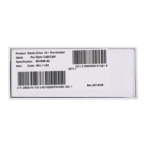 Zirlux 16+ Zirconia Disc B3 98x22mm Ea