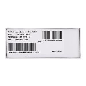 Zirlux 16+ Zirconia Block B1 40x19x15mm 6/PK