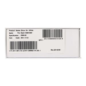 Zirlux 16+ Zirconia Disc White 98.5x22mm Ea