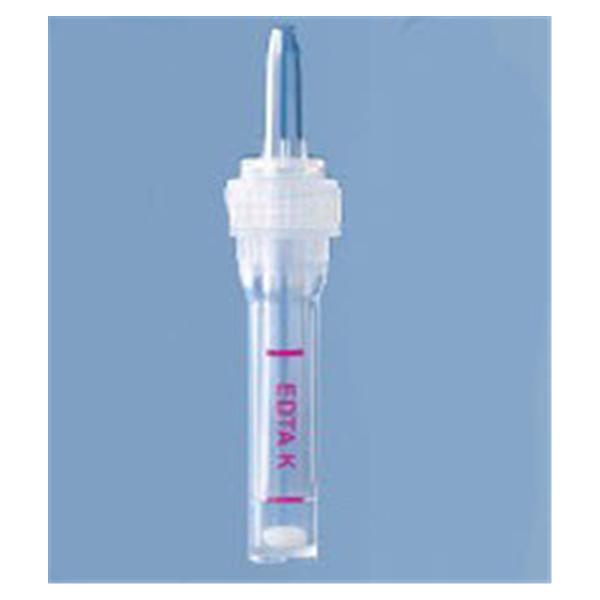 Multivette Capillary Tube Transparent/Violet Cap 600ul Screw Cap 100/Bx