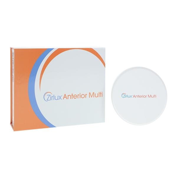 Zirlux Anterior Multi Zirconia Disc B2 98x18mm Ea
