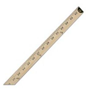 Westcott Extra Heavy-Duty Wood Yardstick 1/PK