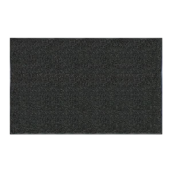 Realspace Tough Rib Floor Mat 3' x 5' Charcoal 1/PK