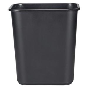 Rubbermaid Durable Polyethylene Wastebasket 7 Gallons 26.5L Black 1/PK