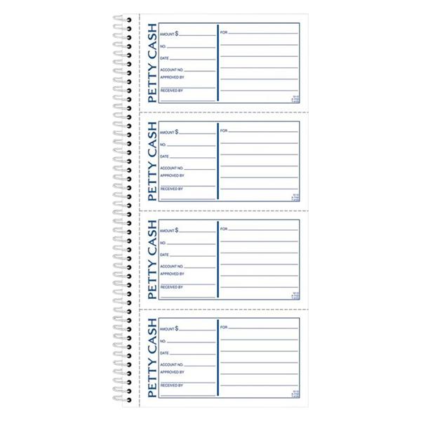 Adams 2-Part Petty Cash Receipt Book 5.5 in x 11 in 200 Sheets 1/PK