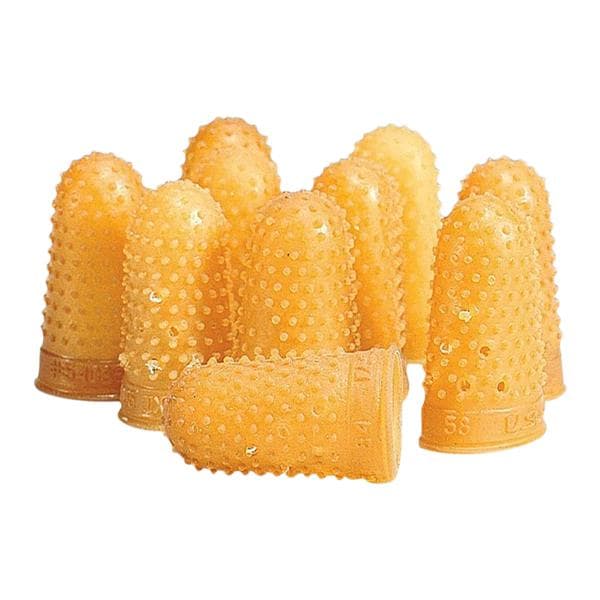 Swingline Rubber Fingertips #11.5 5/8 in Dia Amber 12/Box 12/Pack...
