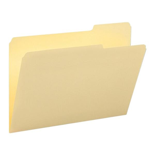 Manila File Folders Legal Size 1/3 Cut Position 3 100/Pack 100