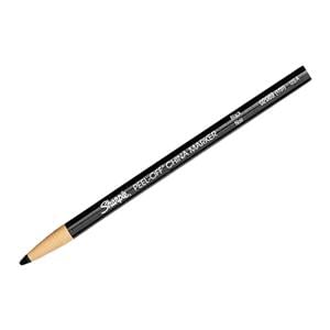 Sharpie Peel-Off China Markers Black 12/Box 12/Package