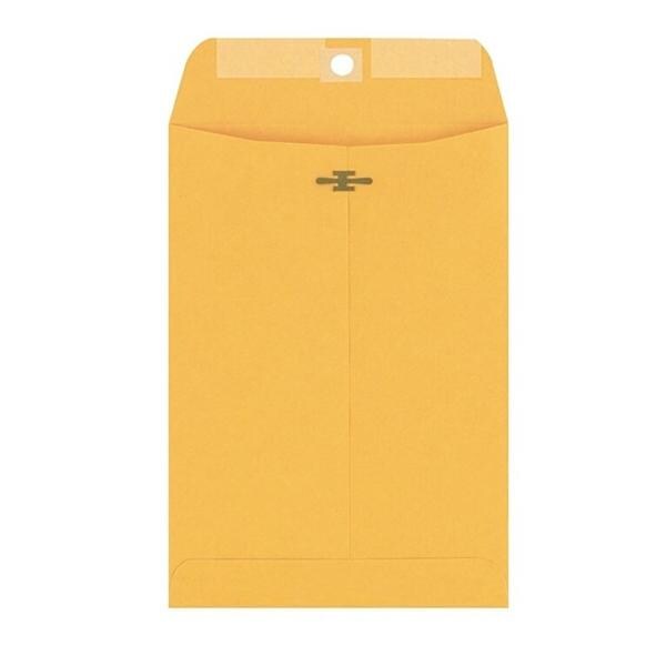 Kraft Clasp Brown Envelope #55 6"x9" 28 Lb 100/Bx
