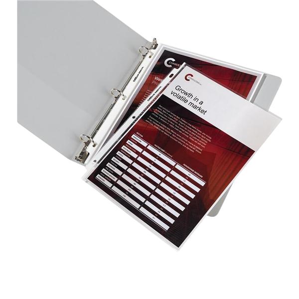 Top-Loading Sheet Protectors Standard Weight Clear 100/Box