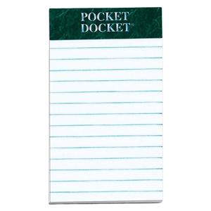 Writing Pad 3 in x 5 in Legal Ruled 50 Sheets White 12/Pk