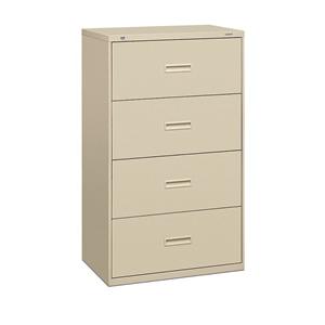 Basyx 30 in-Wide Lat File 4 Drawers Putty 1/PK