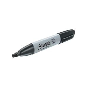 Sharpie Chisel-Tip Permanent Markers Black 12/Pack 12/Package