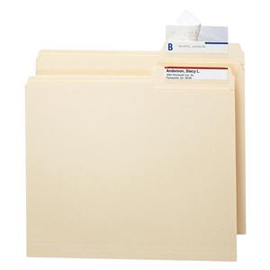 Clear Perm Label & Tab Protector 3.5 in x 1 11/16 in 100/Box 100/Bg