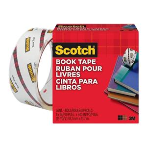 Scotch 845 Book Tape 1.5" x 15' 1/PK