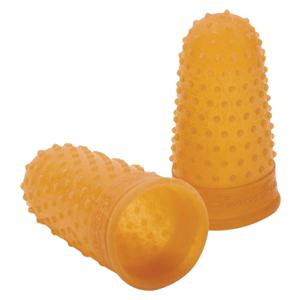 Swingline Rubber Fingertips #13 3/4 in Dia Amber 12/Box 12/Packag...