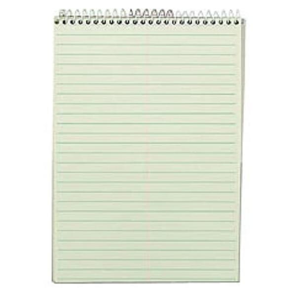 TOPS Steno Book 6" x 9" Gregg Ruled 80 Sheets Green 1/PK