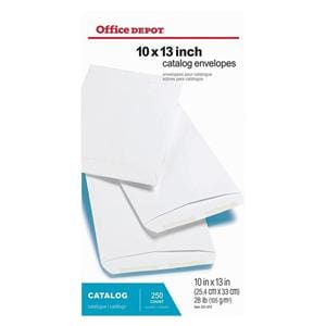Large Format Open-End White Envelopes 10 in x 13 in 250/Bx