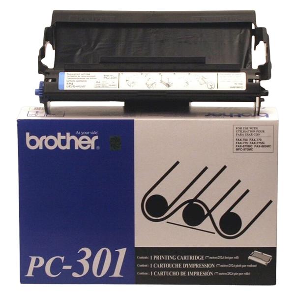 Brother PC-301 Black Print Cartridges 2/Pack 2/Package