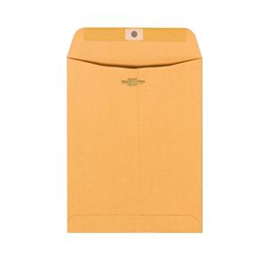 Office Depot Brand Clasp Envelopes 9 in x 12 in Brown 100/Bx