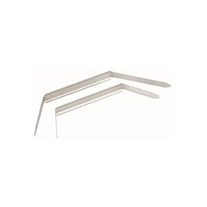 Paper Fastener Bases 2 3/4 in Base 2 in Prongs 100/Bx