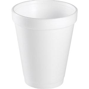 Dart Insulated Foam Drinking Cups 8 oz 1000/Ca Each 1000/Ca