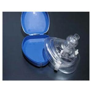 Resuscitator Mask Rescuer Clear Inflated Cuff Face Disposable Not...