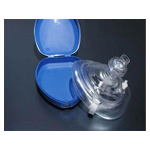 Resuscitator Mask Rescuer Clear Inflated Cuff Face Disposable Not...