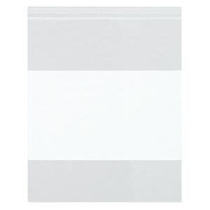 2-Mil White Block Reclosable Poly Bags 6 in x 8 in 1000/Bx