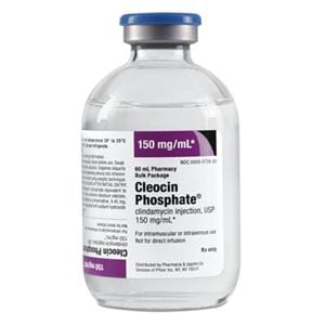 Cleocin Phosphate Injection 150mg/mL Pharmacy Bulk Pack 60mL 5/Pa...