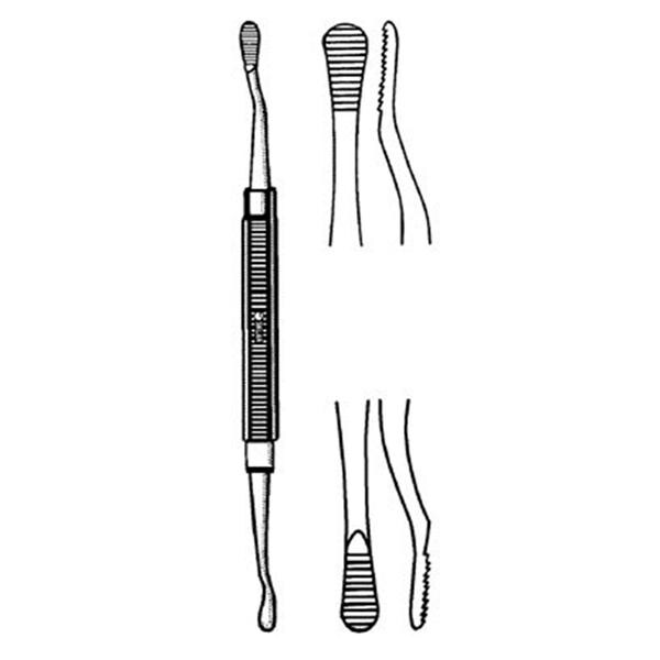 Bone File 7" Double Ended Ea