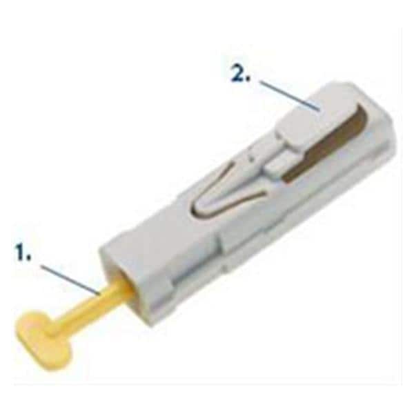 Unistik 2 Incision Device Lancet 28g 1.8mm Safety Purple Twist-Of...