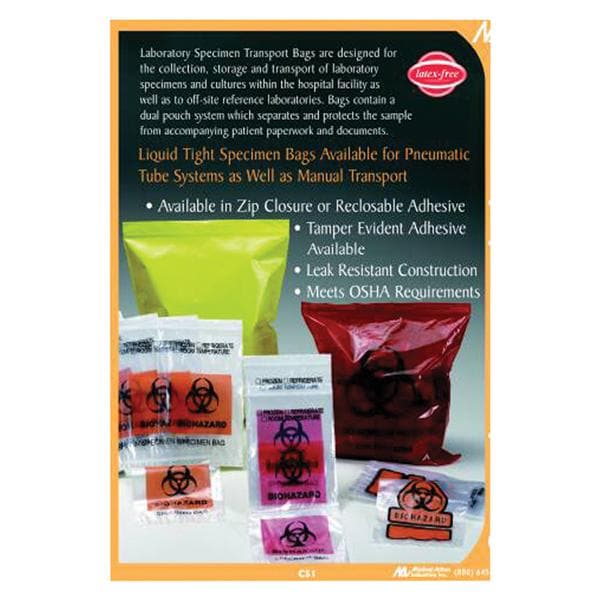 Bag Specimen 6x9" Clear 1000/Case