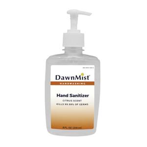 DawnMist Gel Sanitizer 8 oz Pump Citrus 48/Ca