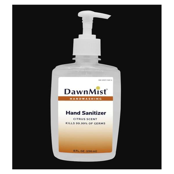 DawnMist Gel Sanitizer 8 oz Pump Citrus 48/Ca