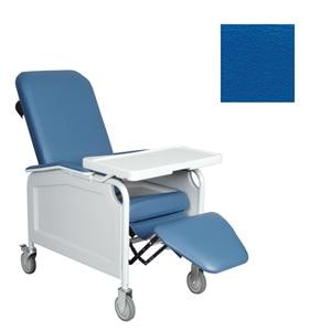 Lifecare Clinical Recliner Steel Royal Blue Ea