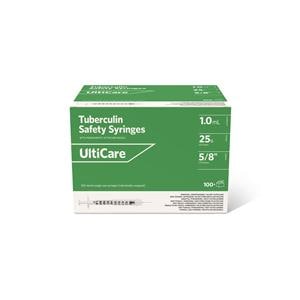 Syringe/Needle 1mL 25g 5/8" UltiCare Tuberculin Blister Pack Beve...