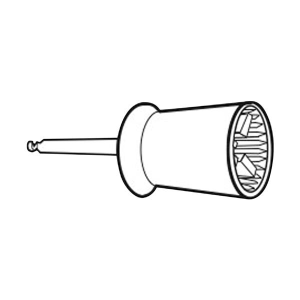 Prophy Cups Ribbed / Webbed Latch Type Soft Aqua Latex-Free 1000/Pk