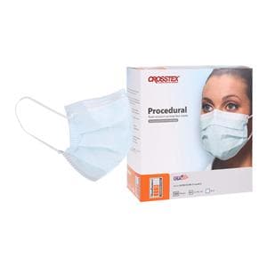 Crosstex Procedure Mask ASTM Level 2 Blue Size Disposable Not Mad...
