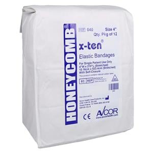 Honeycomb/X-Ten Compression Bandage Elastic 4x210" Blue Non-Steri...