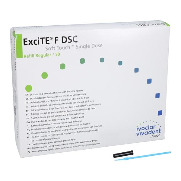 ExciTE F DSC Adhesive 0.1 Gm Soft Touch Single Dose Refill Package 50/Pk