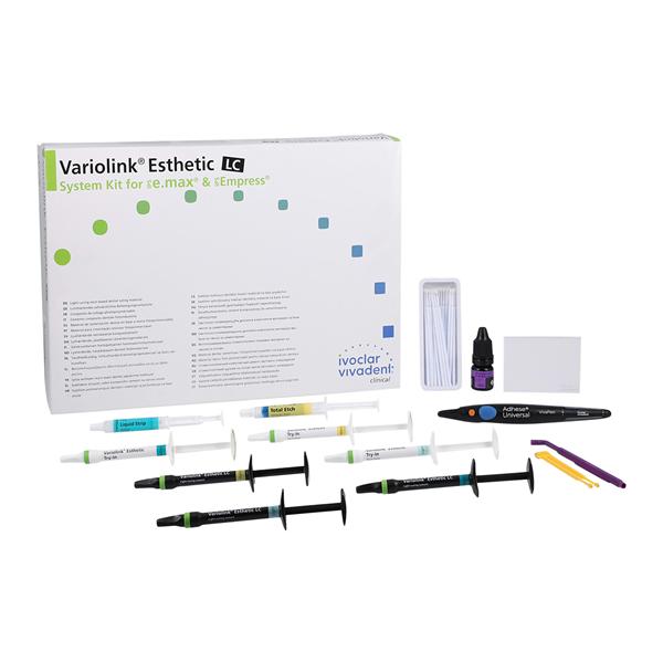 Variolink Esthetic LC Cement Assorted 2 Gm Emax Kit Ea