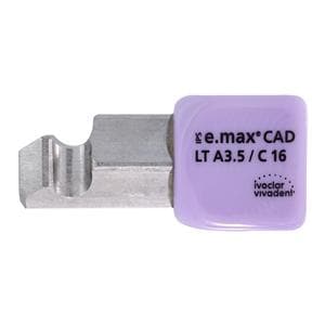 IPS e.max CAD LT Milling Blocks Low Translucency C16 A3.5 For PlanMill 5/Bx