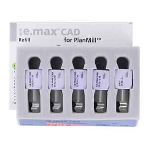 IPS e.max CAD LT Milling Blocks Low Translucency C16 C2 For PlanMill 5/Bx