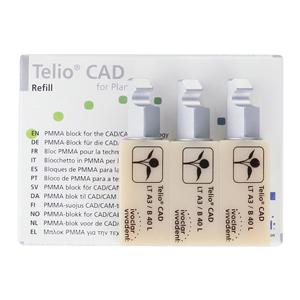 Telio CAD LT Milling Blocks Low Translucency B40L A3 For PlanMill 3/Bx