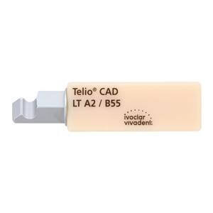 Telio CAD LT Milling Blocks Low Translucency B55 A2 For PlanMill 3/Bx