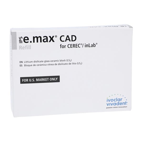IPS e.max CAD HT Milling Blocks High Translucency C14 A3 For CEREC 5/Bx
