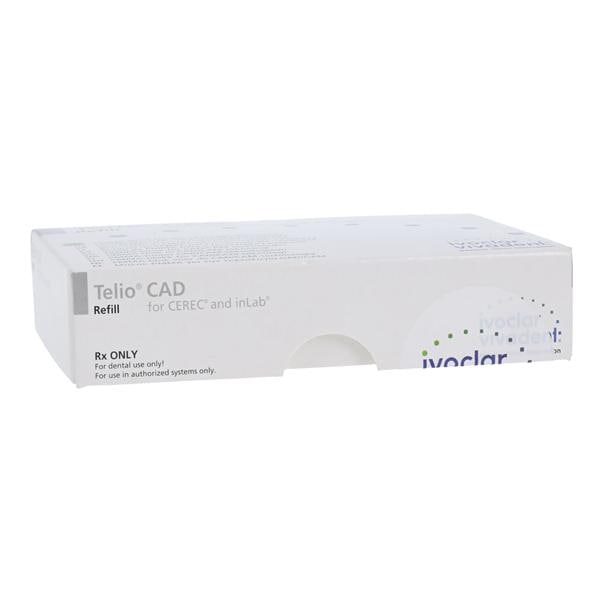 Telio CAD LT Milling Blocks Low Translucency A16 (L) A2 For CEREC 3/Bx