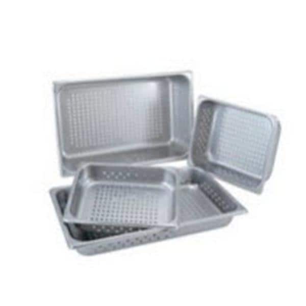 Instrument Tray 1/2 Size 12-5/8x10-1/4x2-1/2" Stainless Steel Reu...