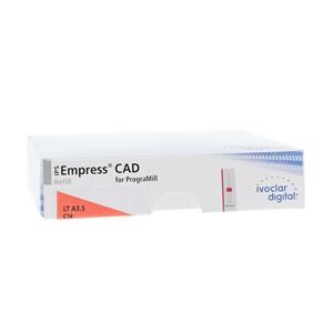 IPS Empress CAD Milling Blocks Low Translucency C14 A3.5 For PrograMill 5/Bx